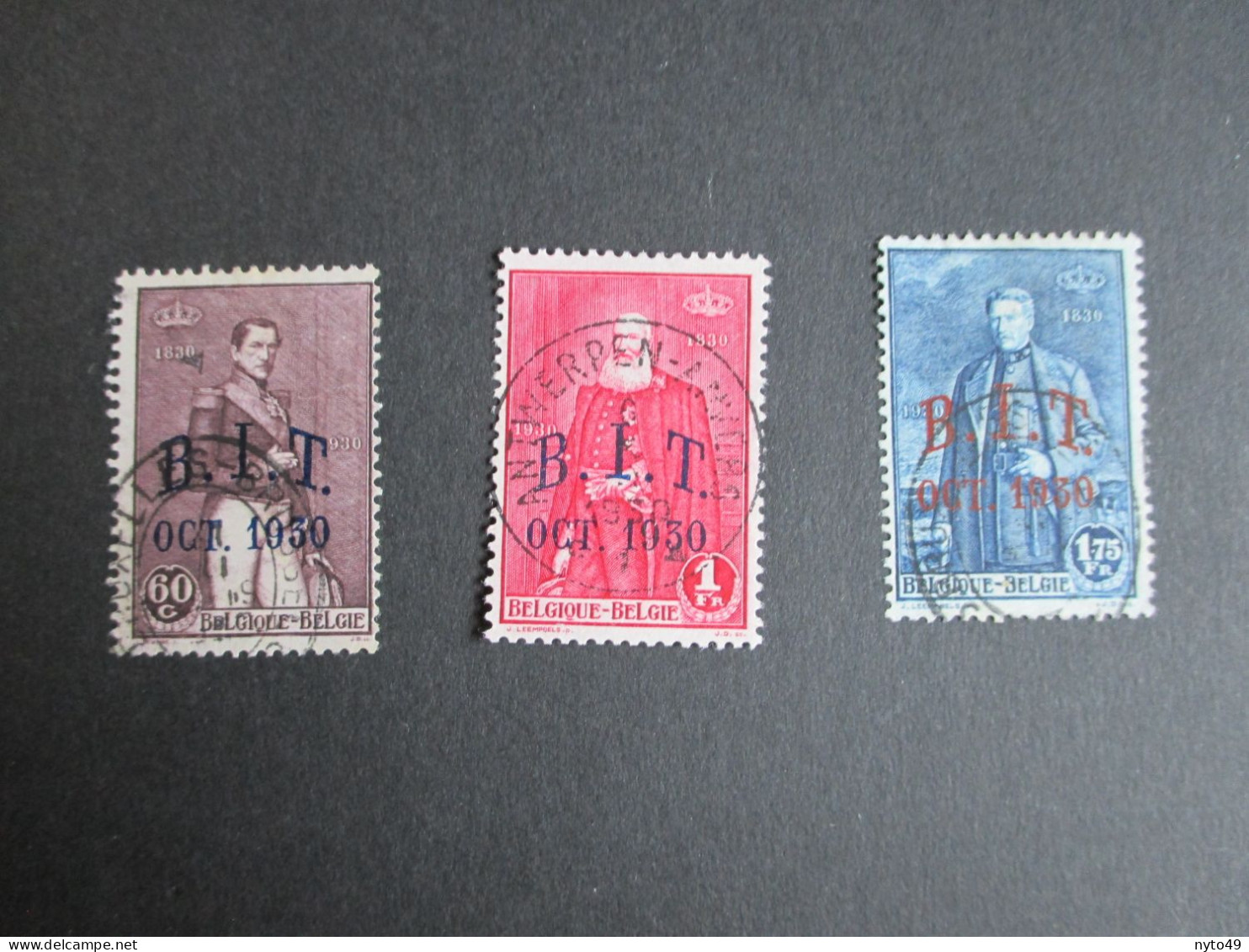 305/7 - B.I.T. - Reeks Met Centrale Stempels - OCB € 30 - Used Stamps