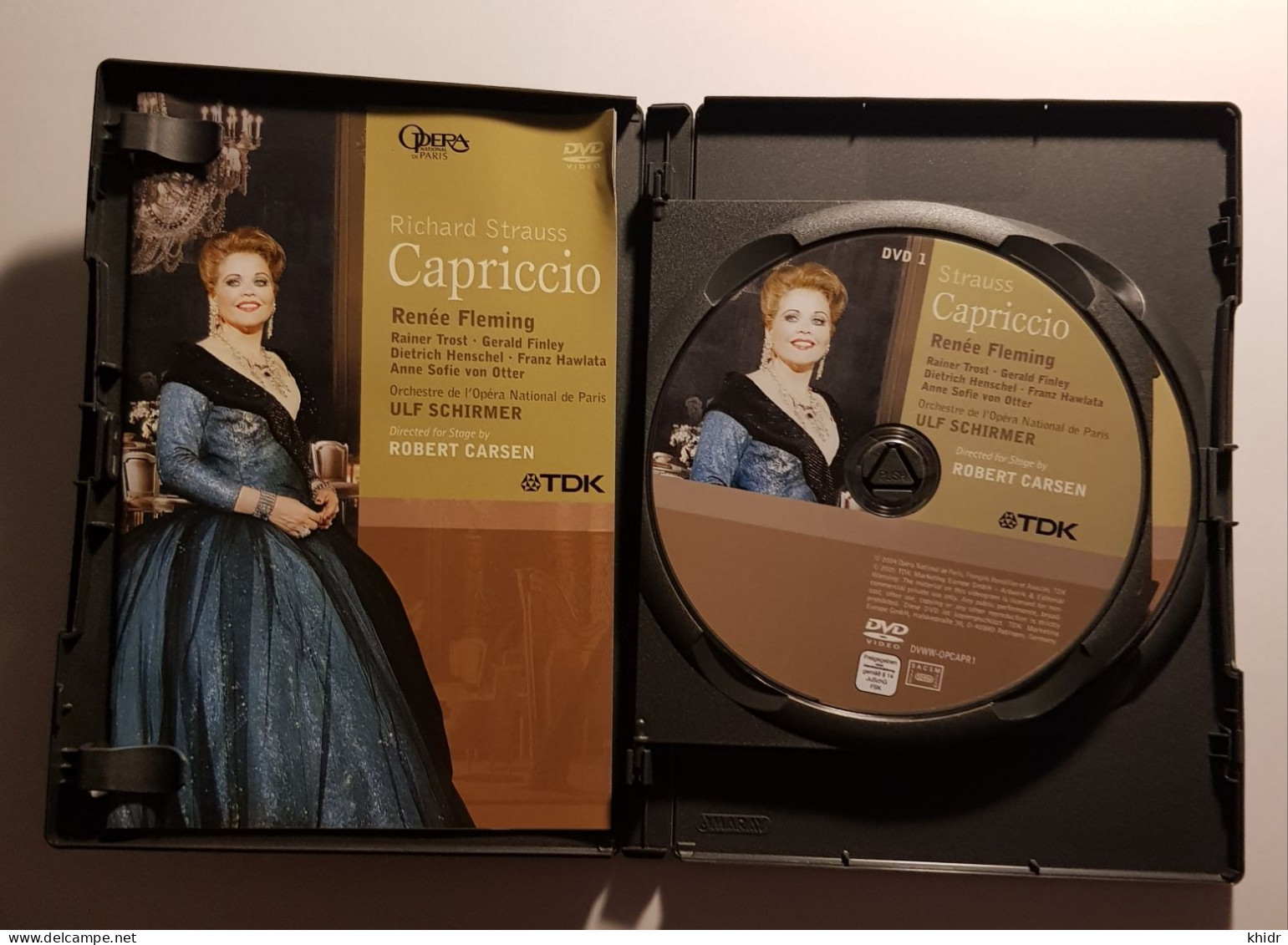 DVD  Richard Strauss Capriccio /opéra Classique/ Renée  Fleming /TDK - Music On DVD
