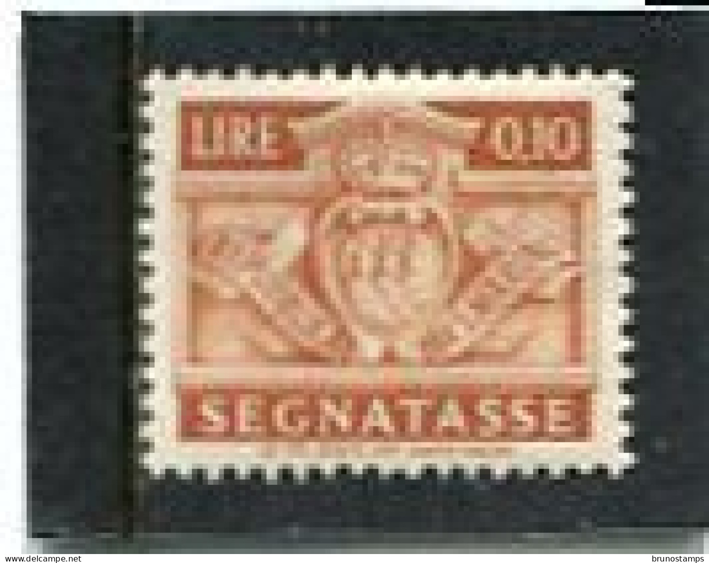 SAN MARINO - 1945   POSTAGE DUE   10c  MINT NH - Strafport