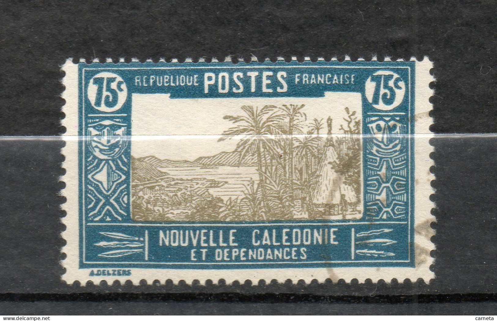 Nlle CALEDONIE N° 152   OBLITERE COTE 1.25€   CASE PAYSAGE - Gebraucht