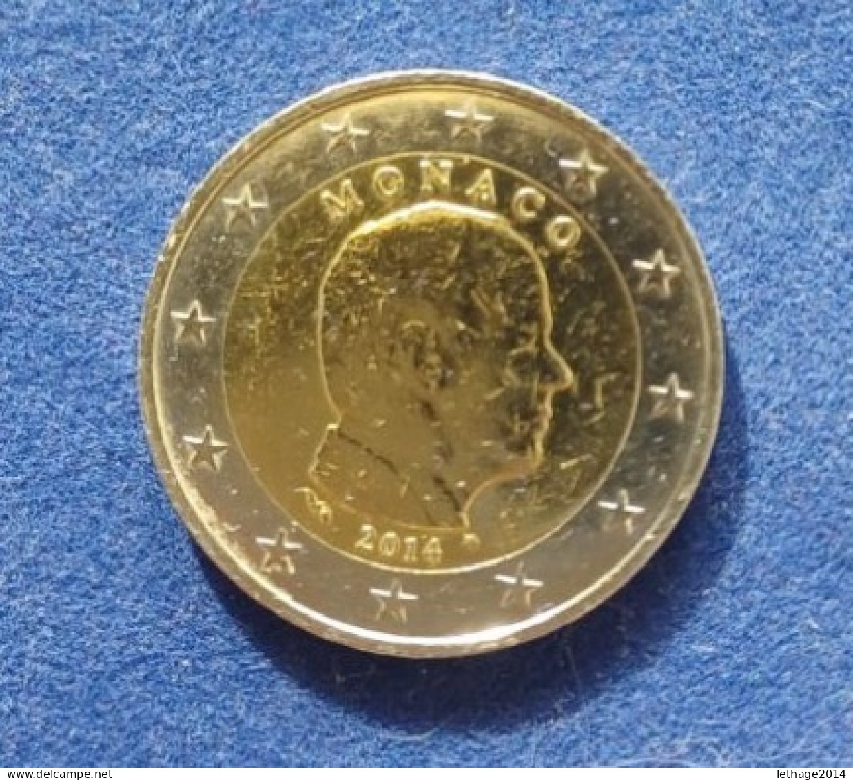 COIN MONACO 2 EURO 2014 PRINCIPE ALBERTO II ISSUE 7 ISSUED 772.000 - Monaco