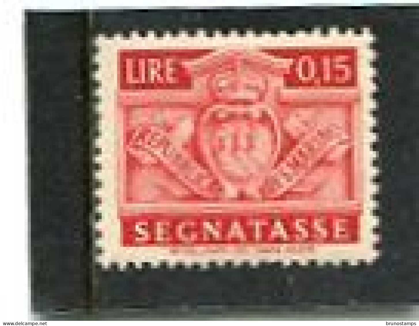 SAN MARINO - 1945   POSTAGE DUE   15c  MINT NH - Strafport