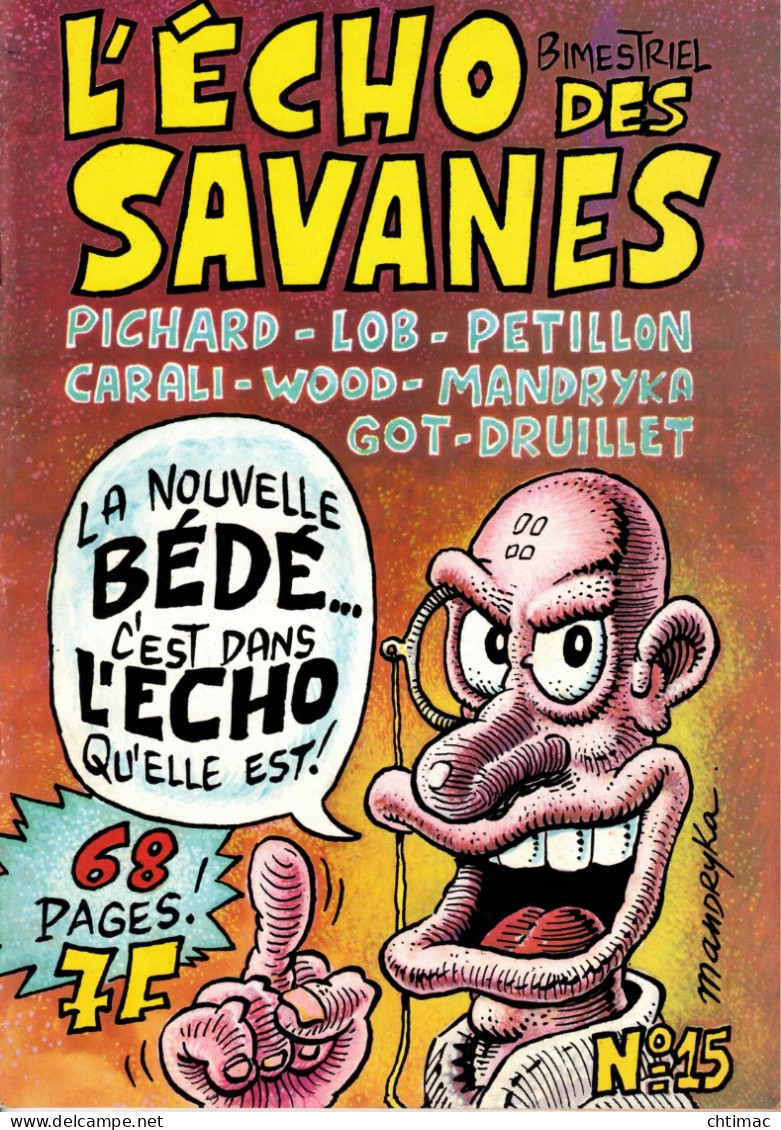 L'écho Des Savanes N°15 - 1975 - L'Echo Des Savanes