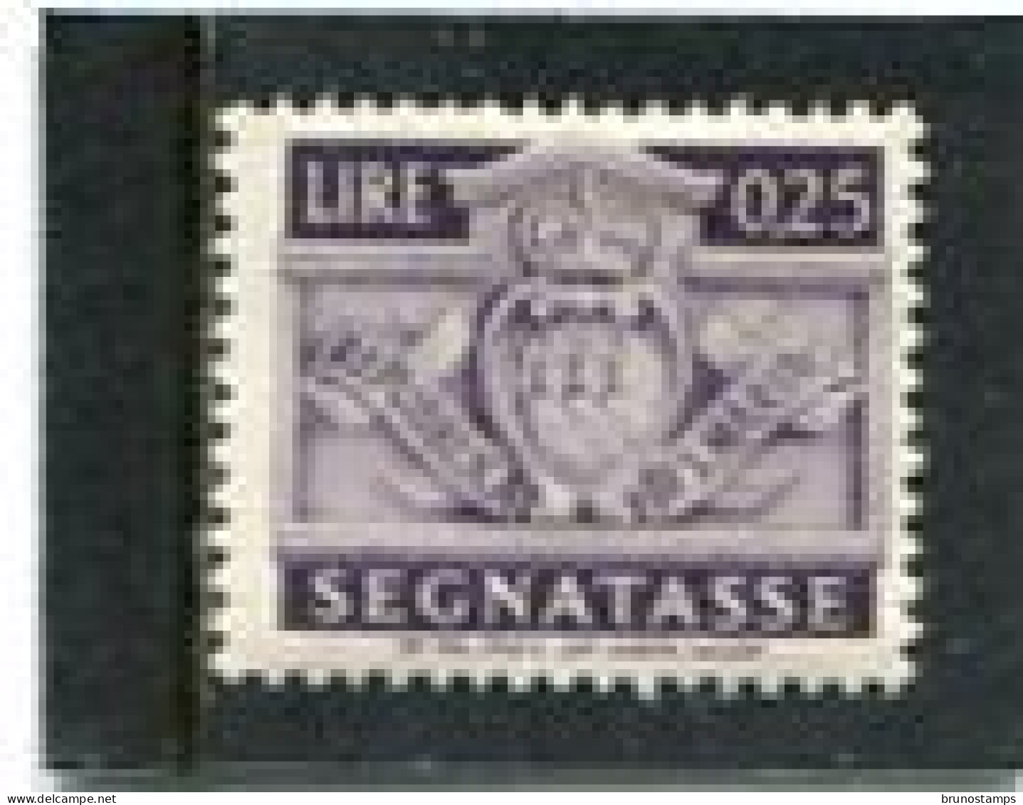 SAN MARINO - 1945   POSTAGE DUE   25c  MINT - Postage Due