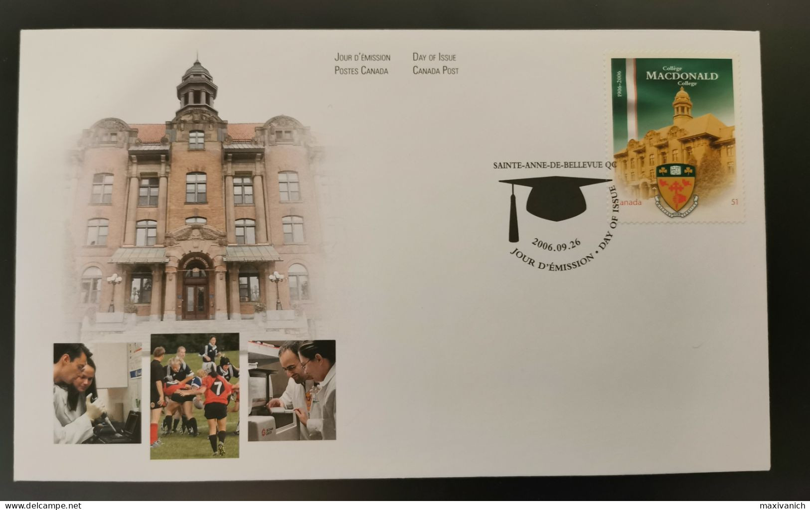 CANADA 2006 CANADIAN UNIVERSITIES: MACDONALD COLLEGE FDC - Autres & Non Classés