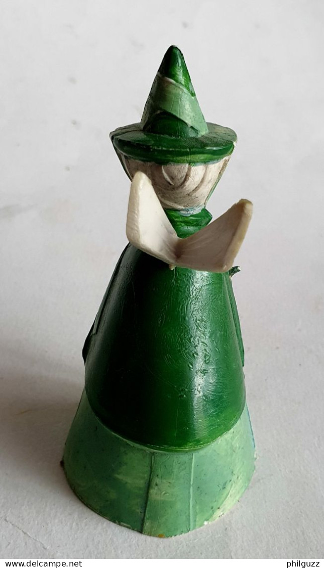 Figurine Ancienne Jim Walt Disney La Belle Au Bois Dormant Paquerette La Fee Verte Avec Ses Ailes Amovibles - Disney