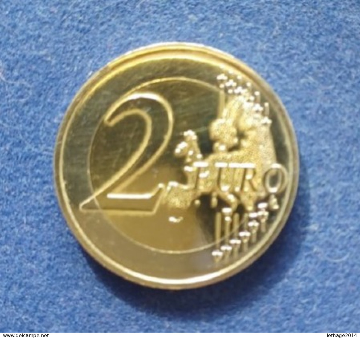 COIN MONACO 2 EURO 2012 PROFILO DI LUCIANO GRIMALDI ISSUE 1 ISSUED 98500 - Monaco