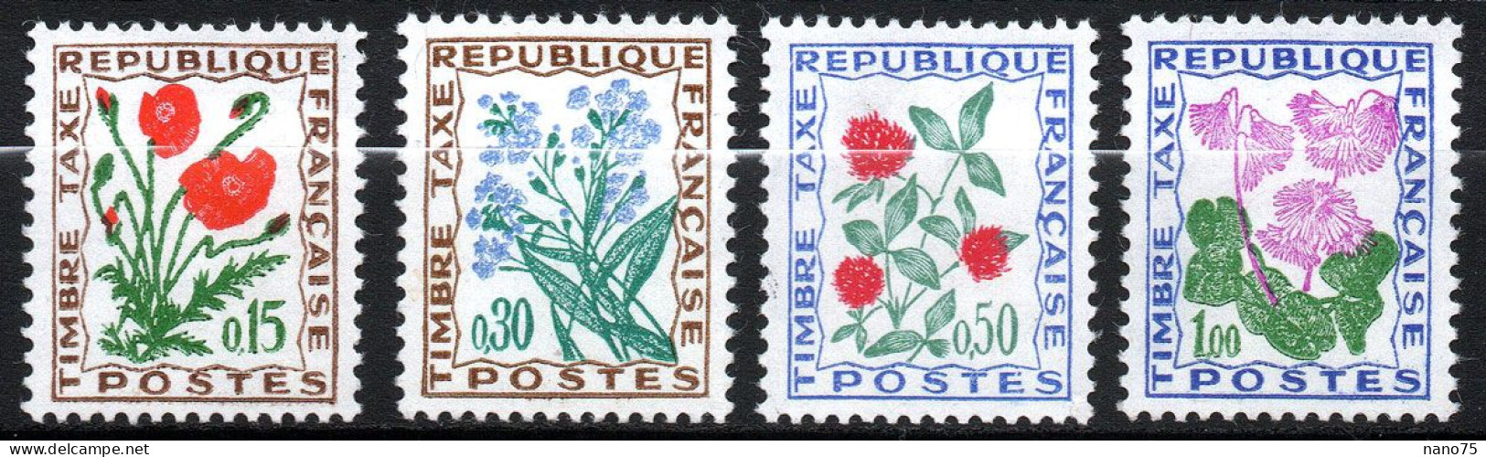 France - Timbres Taxes N° 97 - 99 - 101 - 102 - NEUF ** - 1960-... Ungebraucht