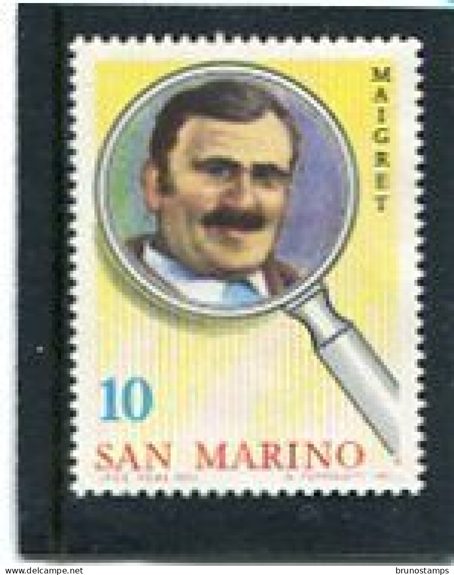 SAN MARINO - 1979   10 L  MAIGRET  FINE USED - Gebruikt