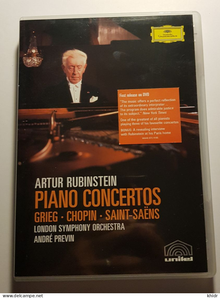 Arthur Rubinstein - Piano Concertos - DVD Musicaux