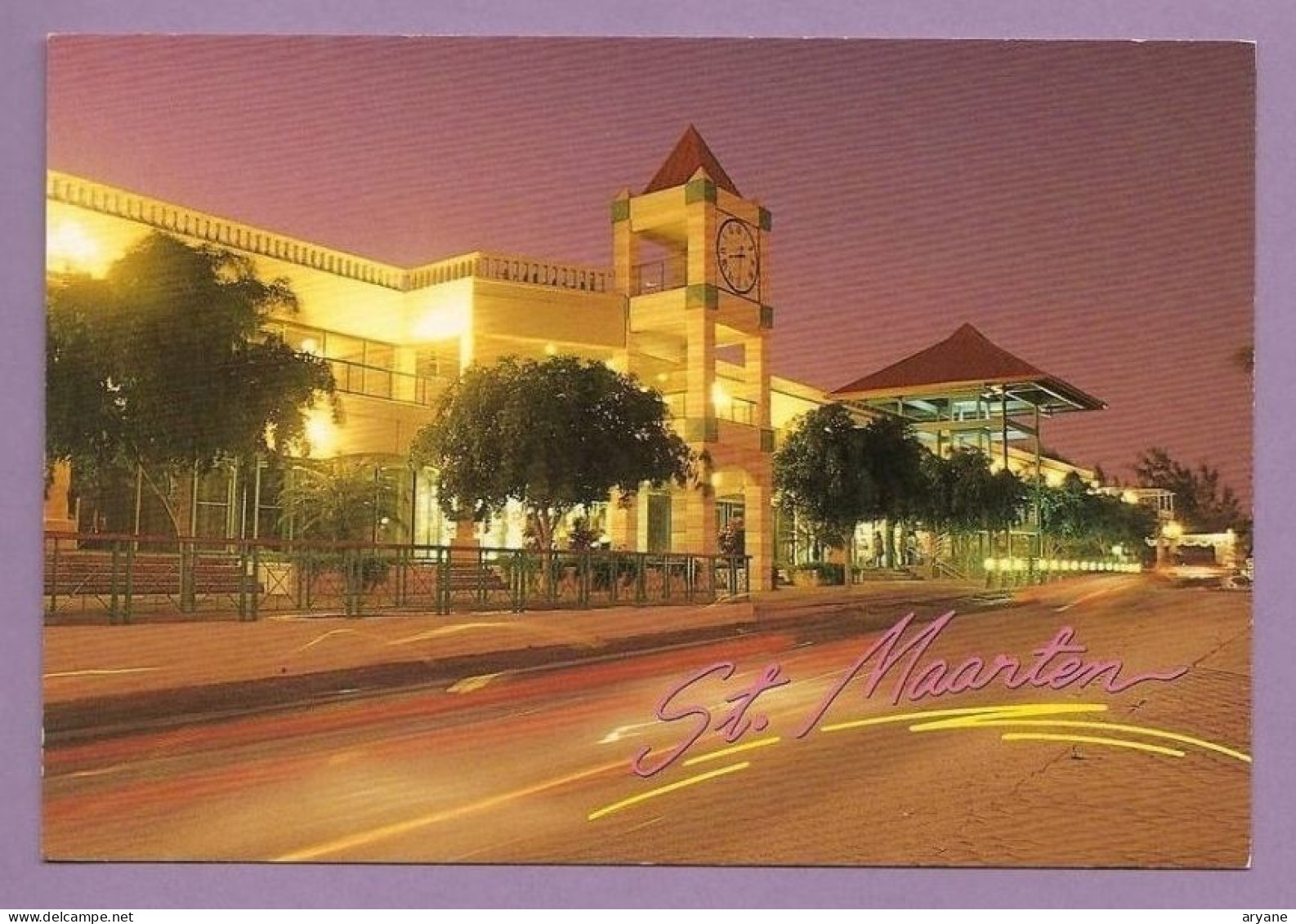 1396- CPM - ANTILLES - GUADELOUPE - SAINT MARTIN - WEST INDIES - Vue Nocturne - 2 - Saint Martin