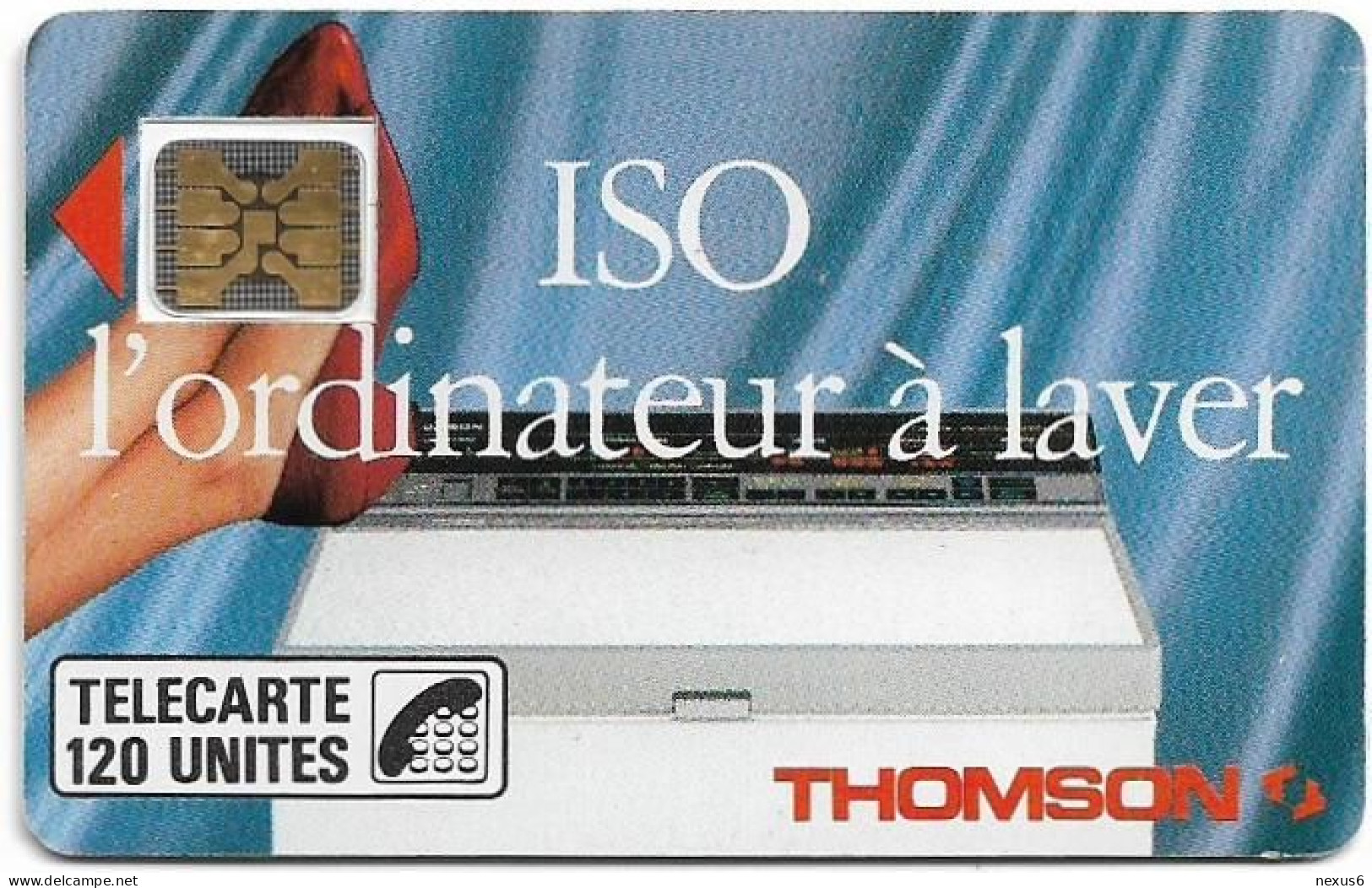 France - 0047A - Iso Thomson, SC4 GB, Cn. 9579 Embossed Dot By Dot, 01.1989, 120Units, 125.000ex, Used - 1989