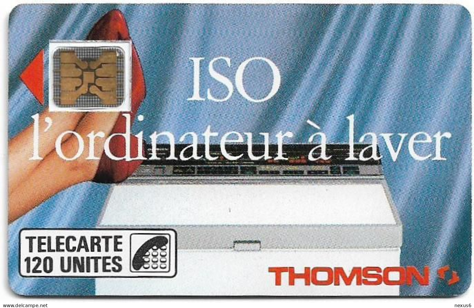 France - 0047A.4.1 - Iso Thomson, SC4 GB, Cn. 103957 Embossed Dot By Dot, 01.1989, 120Units, 68.000ex, Used - 1989