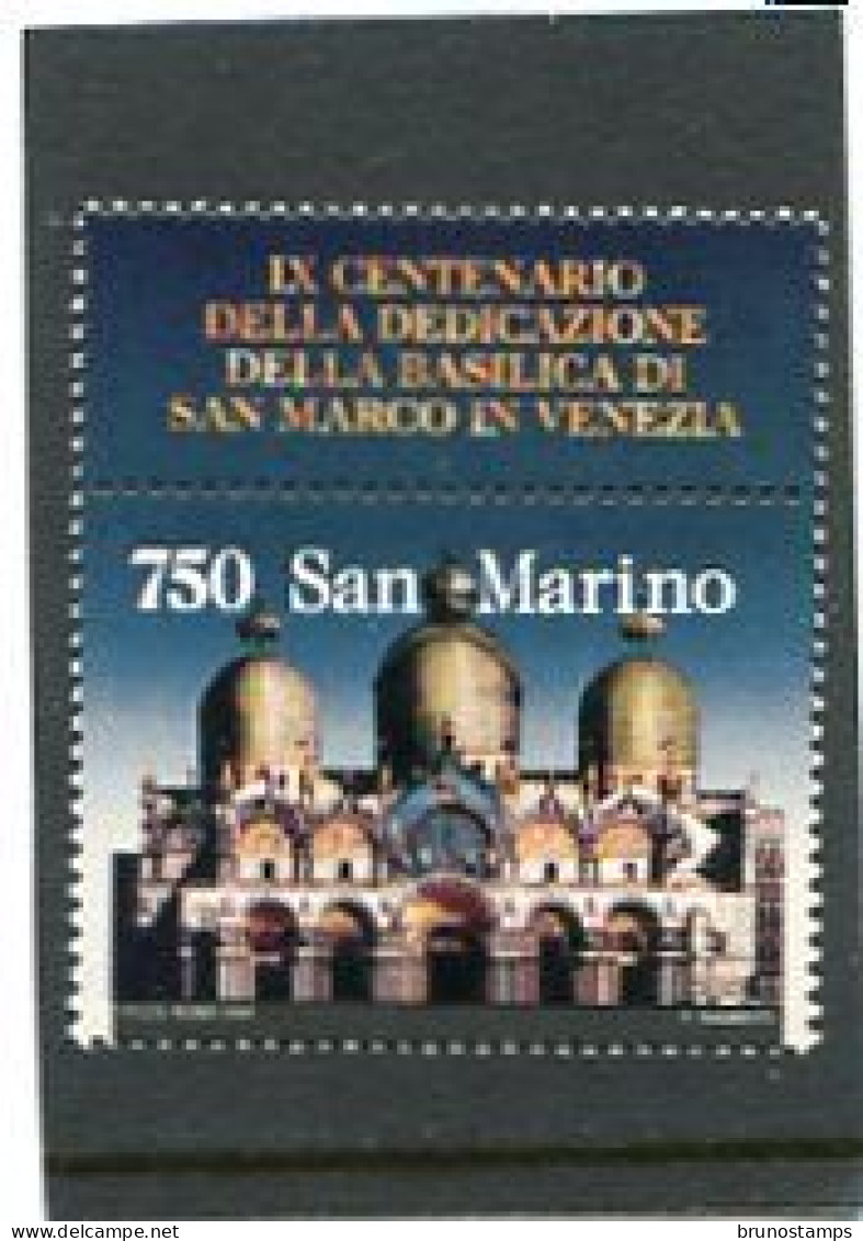 SAN MARINO - 1994   750 L   SAN MARCO  FINE USED - Used Stamps