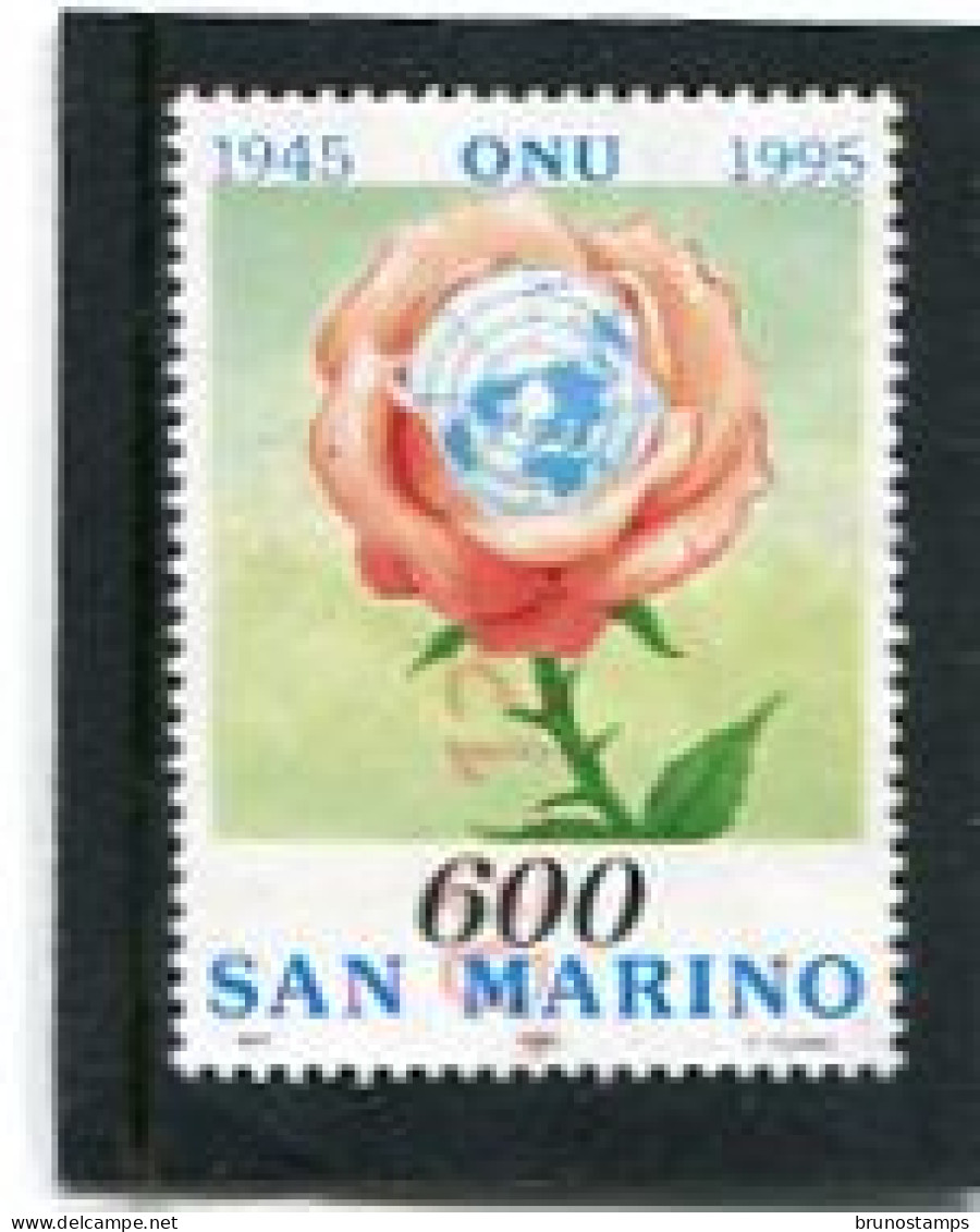 SAN MARINO - 1995   600 L   ONU  FINE USED - Gebraucht