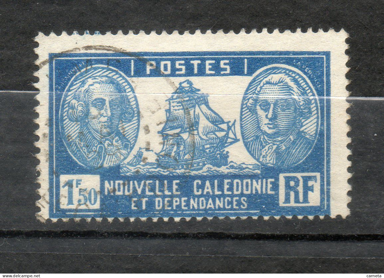 Nlle CALEDONIE N° 156   OBLITERE COTE 1.25€   NAVIGATEUR BATEAUX - Oblitérés