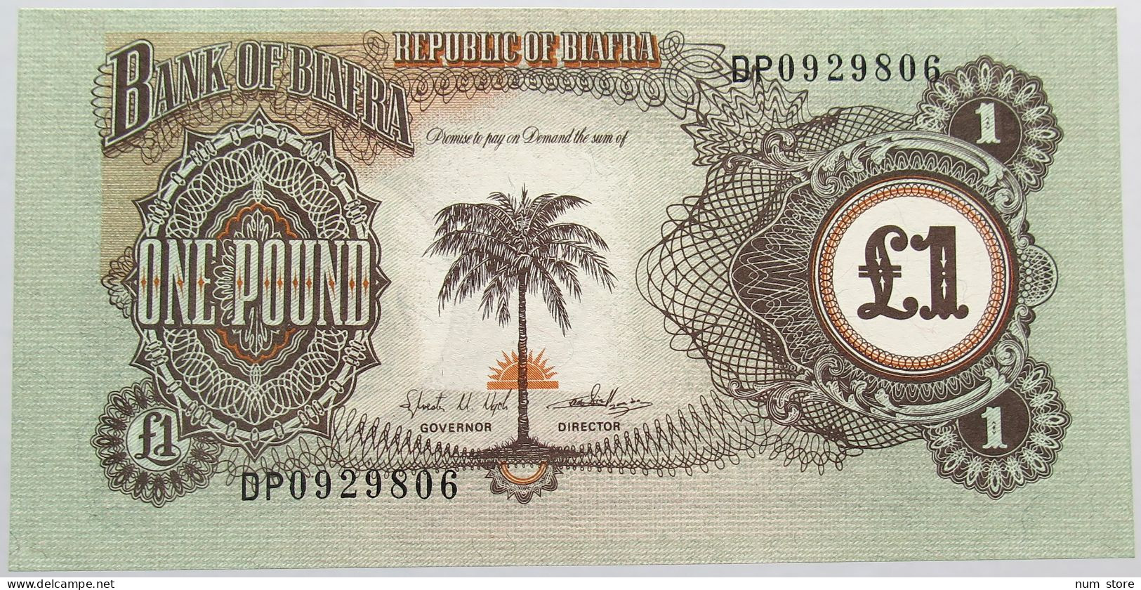BIAFRA 1 POUND TOP #alb013 0327 - Other - Africa