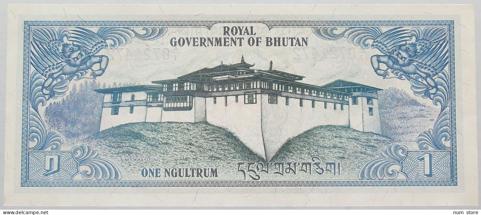 BHUTAN NGULTRUM TOP #alb016 0169 - Bhután