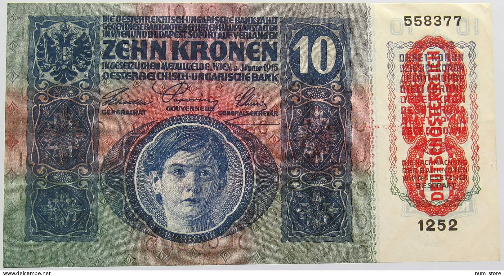 AUSTRIA 10 KRONEN 1915 #alb013 0117 - Oesterreich