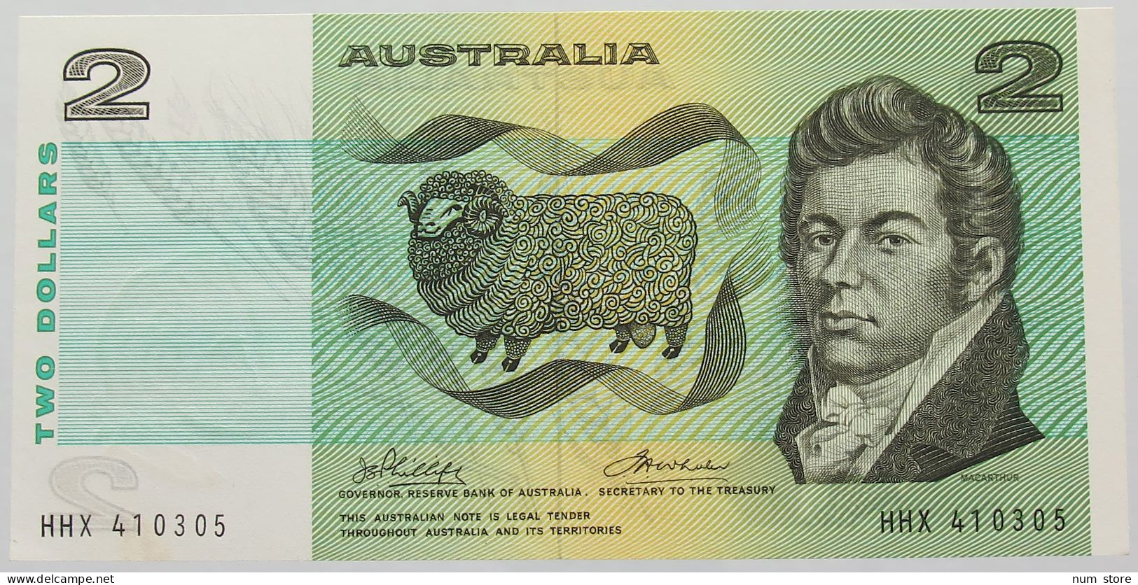 AUSTRALIA 2 DOLLARS 1983 TOP #alb016 0475 - 1974-94 Australia Reserve Bank (paper Notes)