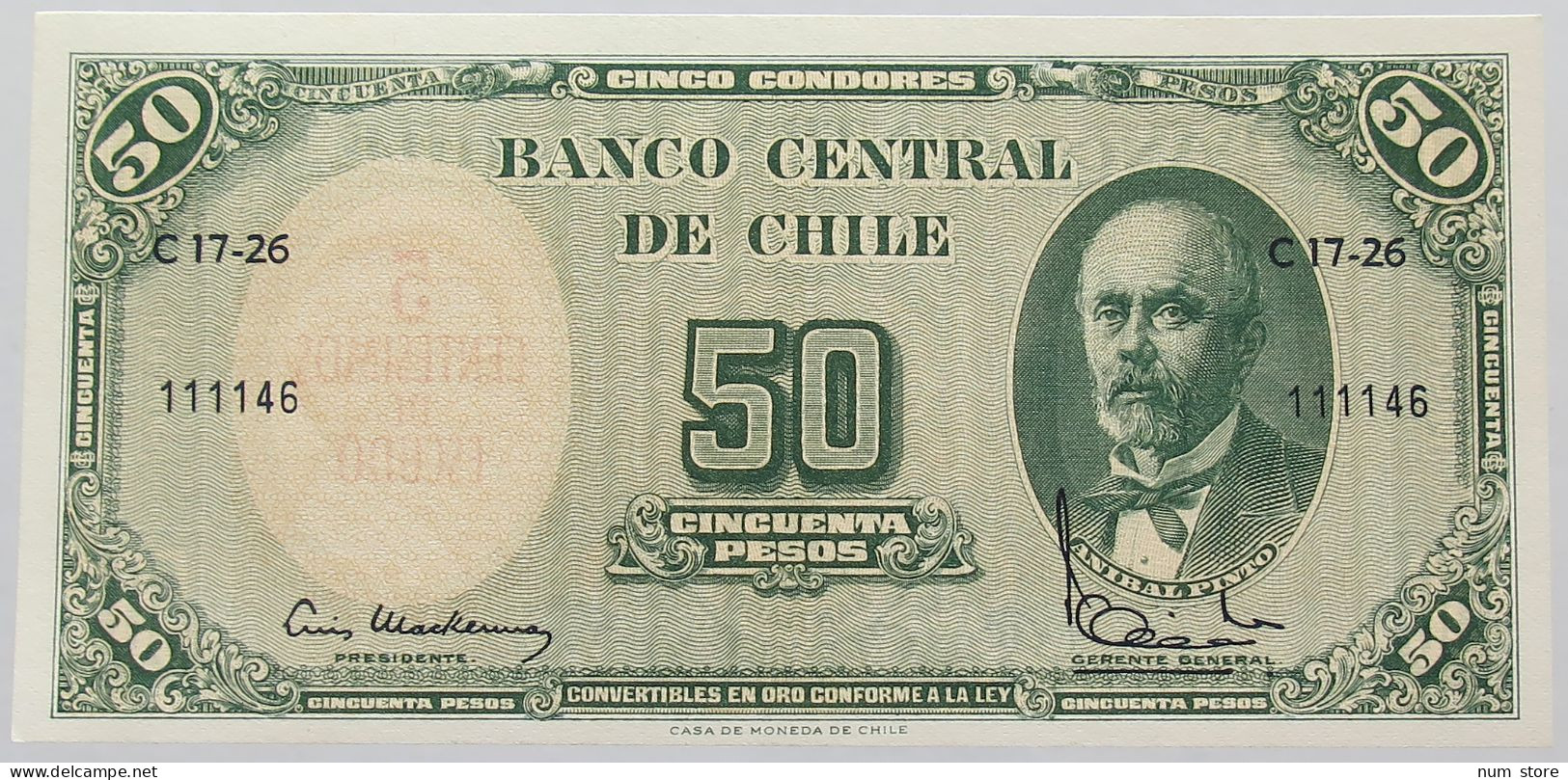 CHILE 50 CONDORES 1947 TOP #alb016 0155 - Chili