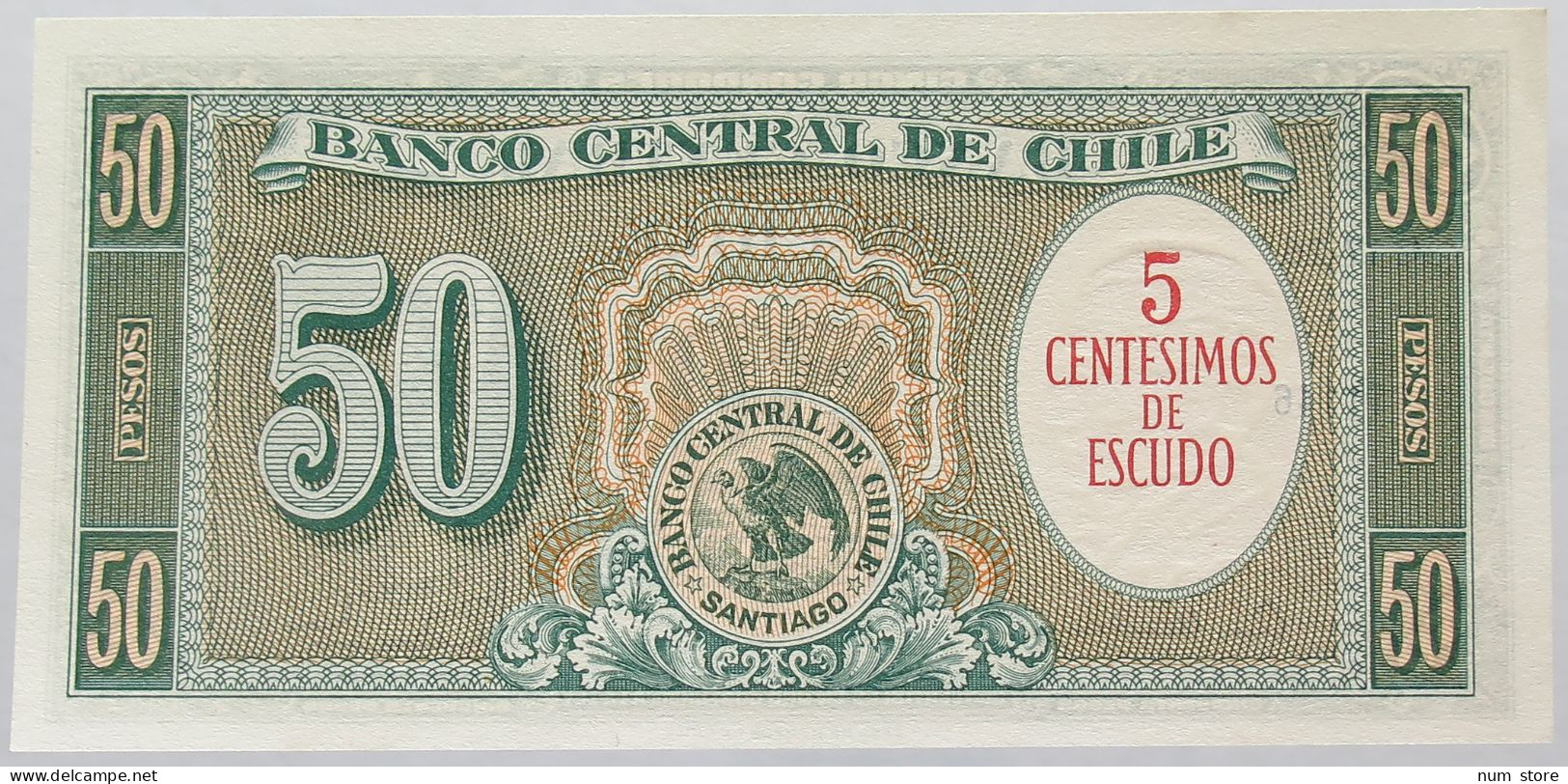 CHILE 50 CONDORES 1947 TOP #alb016 0155 - Chili