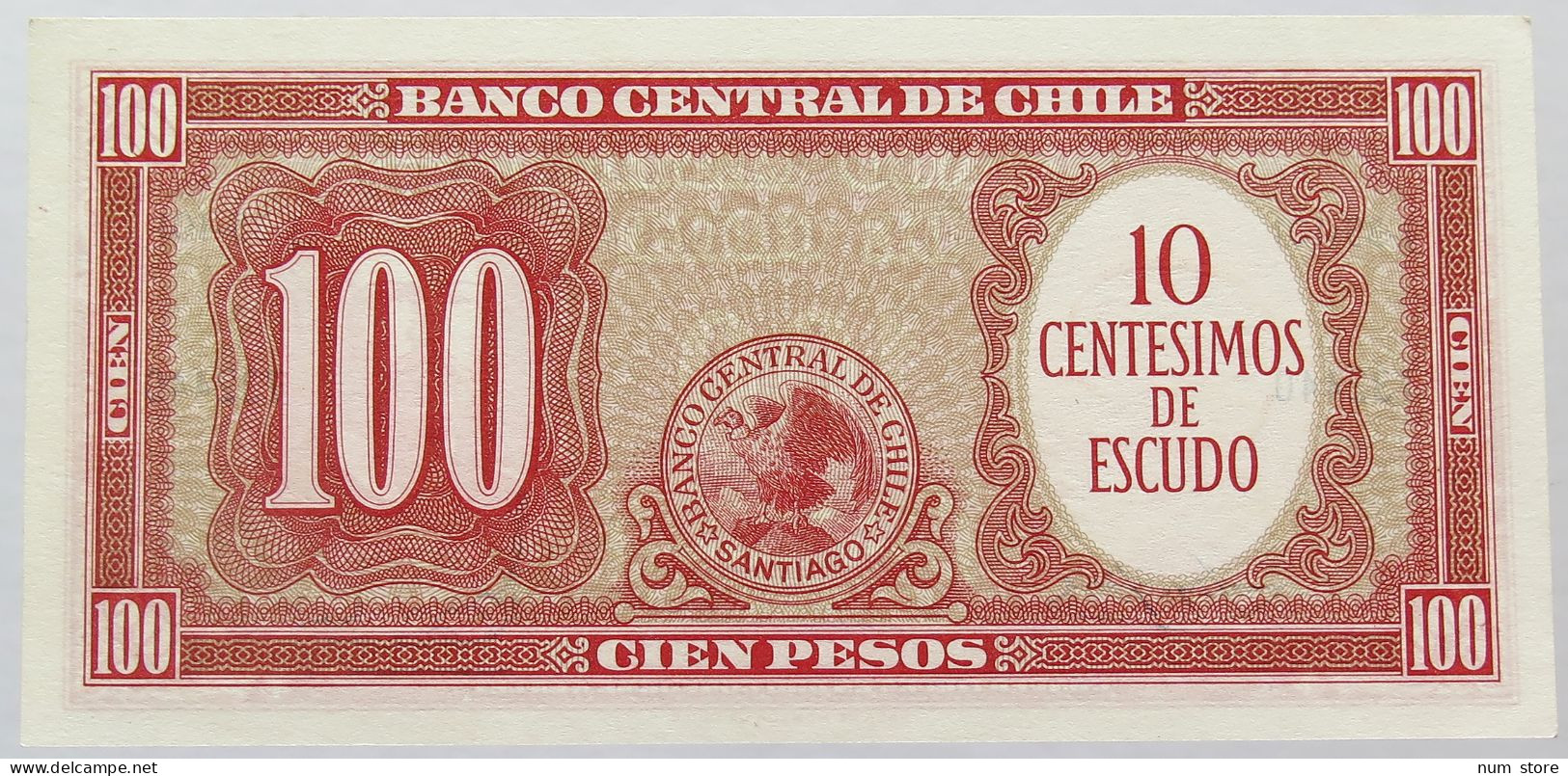 CHILE 100 PESOS TOP #alb016 0311 - Cile