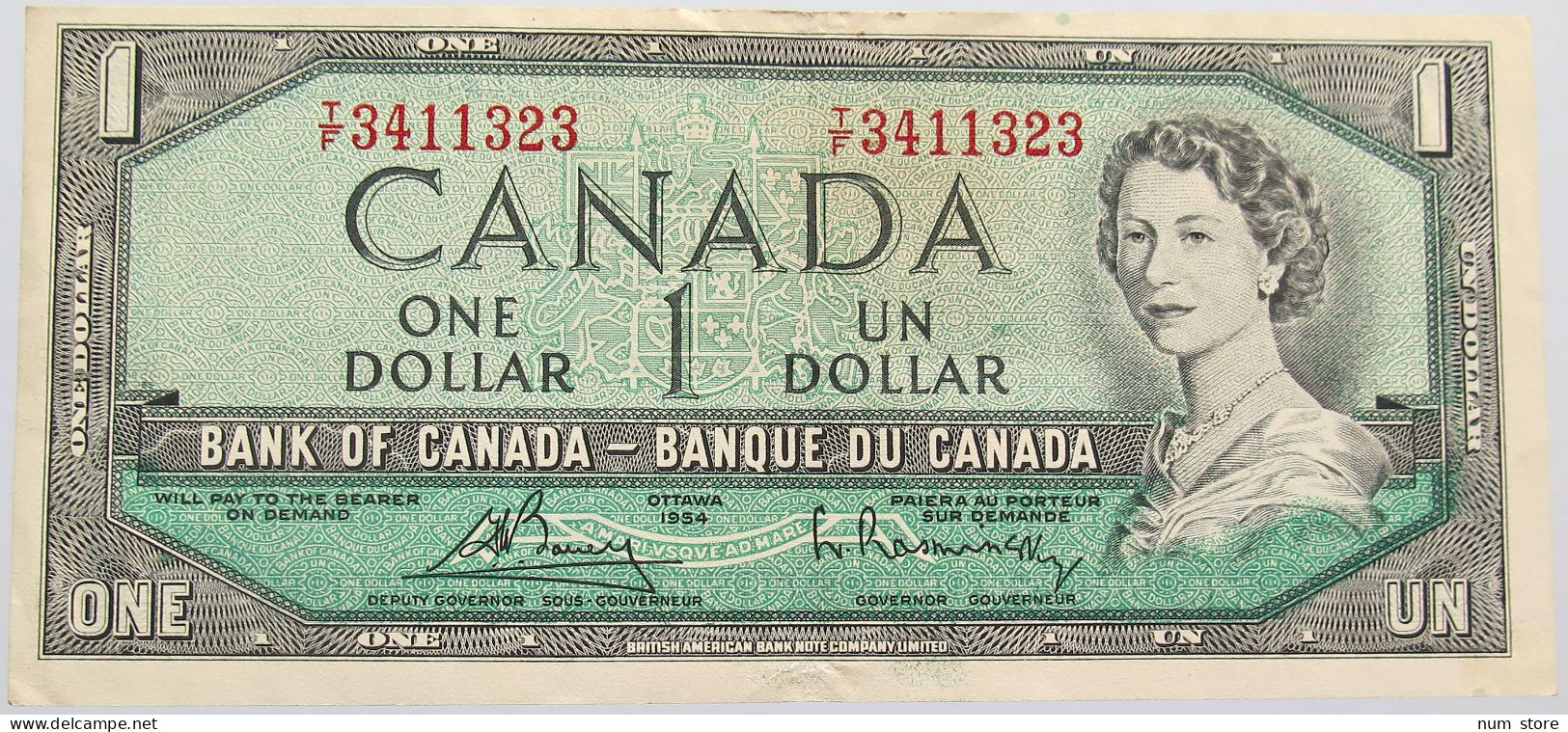 CANADA 1 DOLLAR 1954 #alb013 0213 - Canada