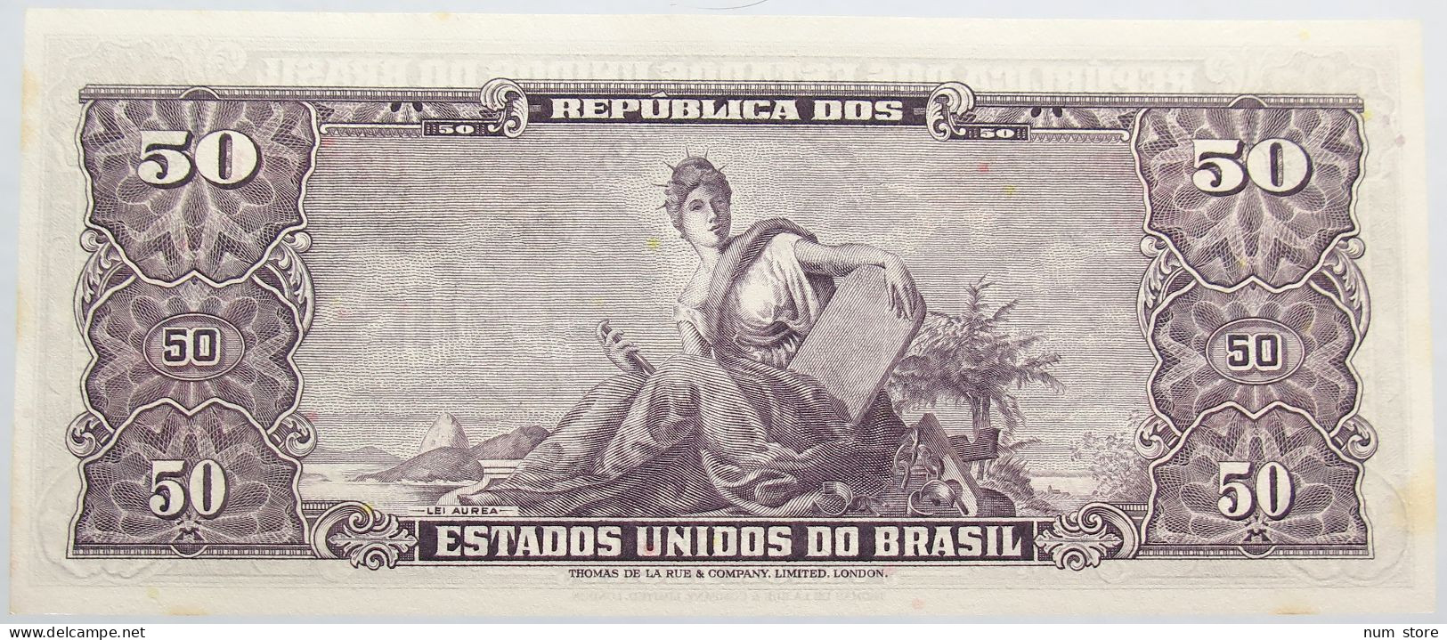 BRAZIL 50 CRUZEIROS TOP #alb014 0317 - Brésil