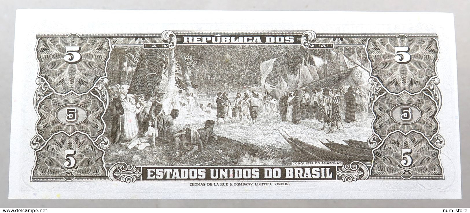 BRAZIL 5 CRUZEIROS 1950 TOP #alb049 0769 - Brésil