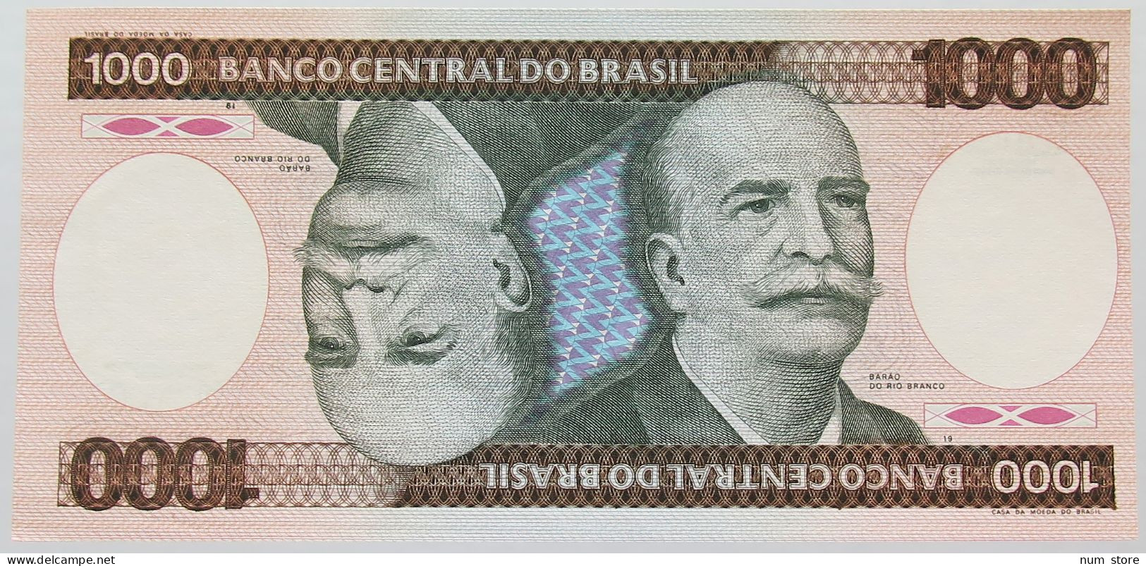 BRAZIL 1000 CRUZEIROS 1980 TOP #alb016 0529 - Brésil