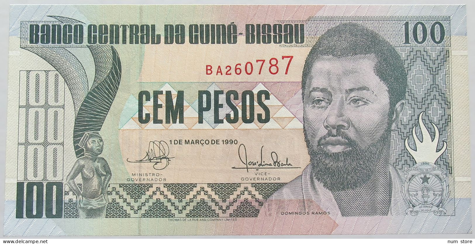 GUINEE BISSAU 100 PESOS 1990 TOP #alb017 0191 - Guinea-Bissau