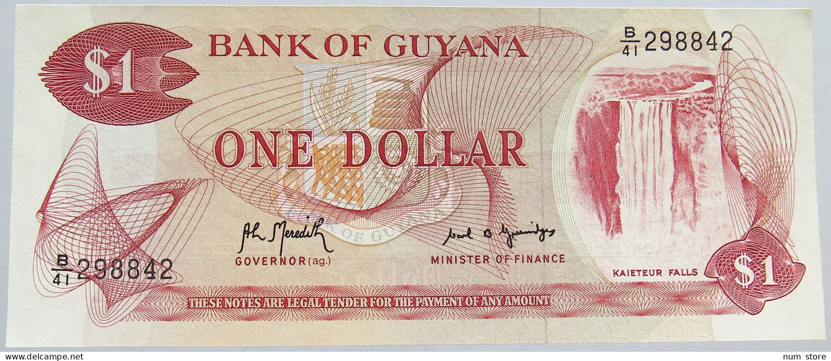 GUYANNA 1 DOLLAR #alb003 0099 - Guyana