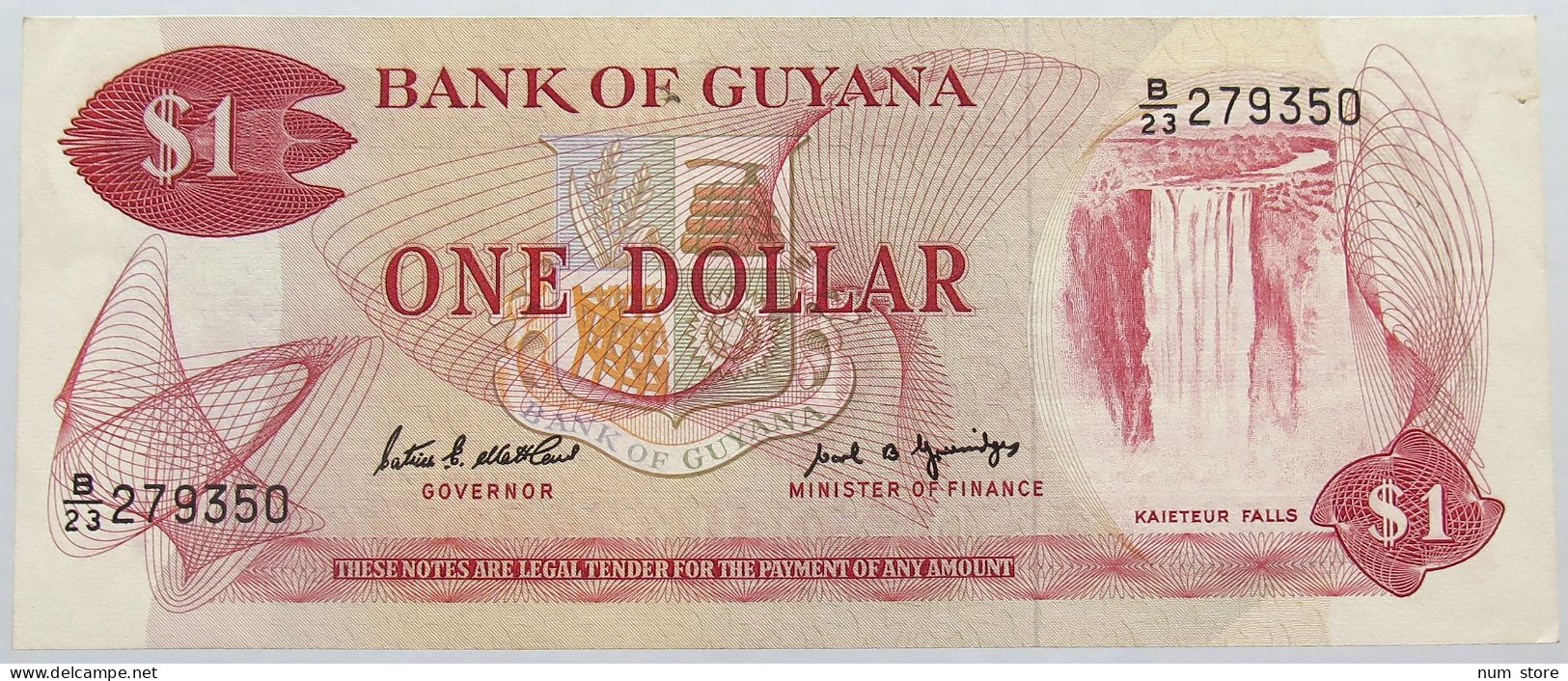 GUYANA 1 DOLLAR 1968 #alb016 0013 - Guyana