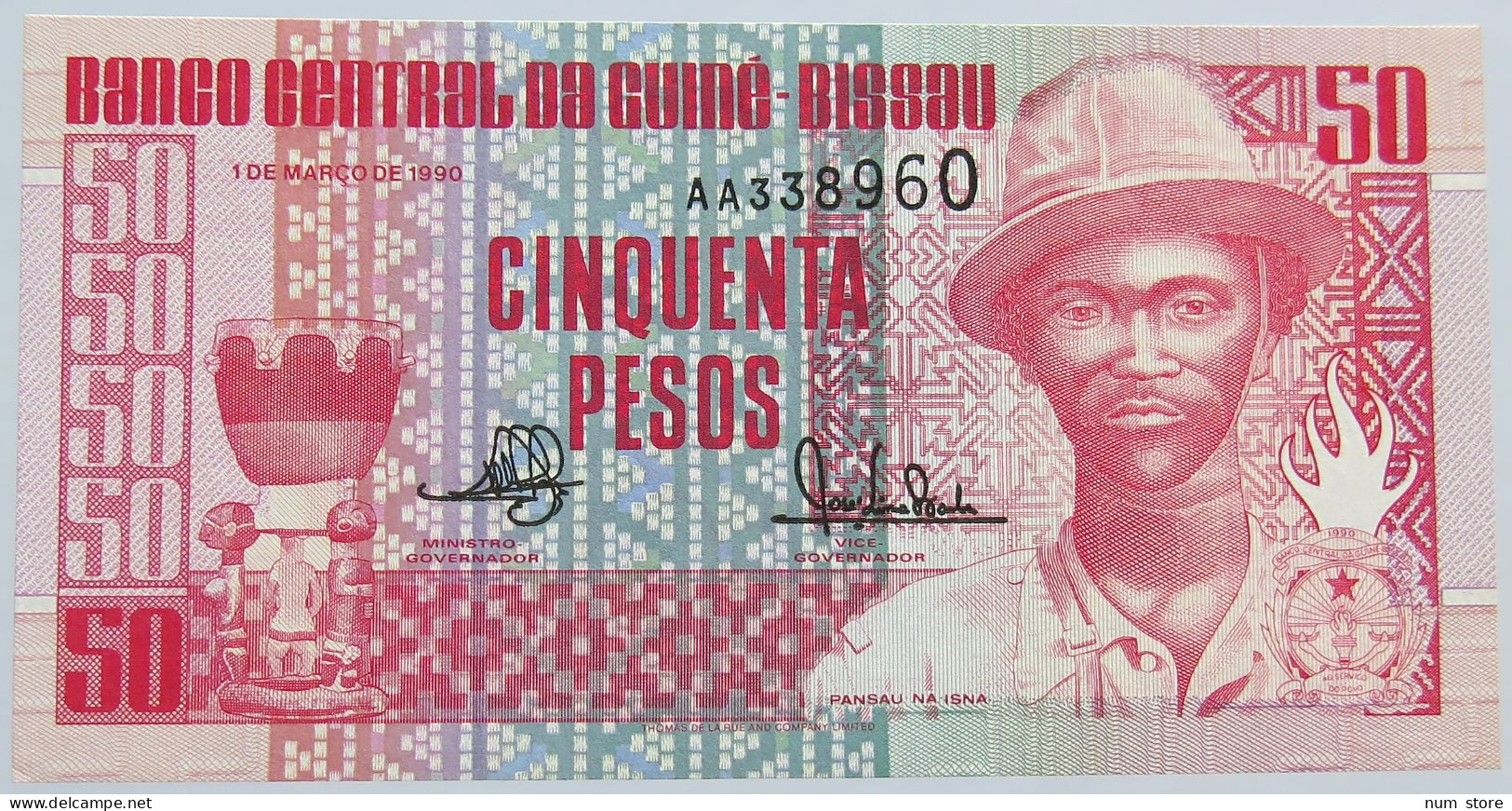 GUINEA BISSAU 50 PESOS 1990 #alb003 0041 - Guinée