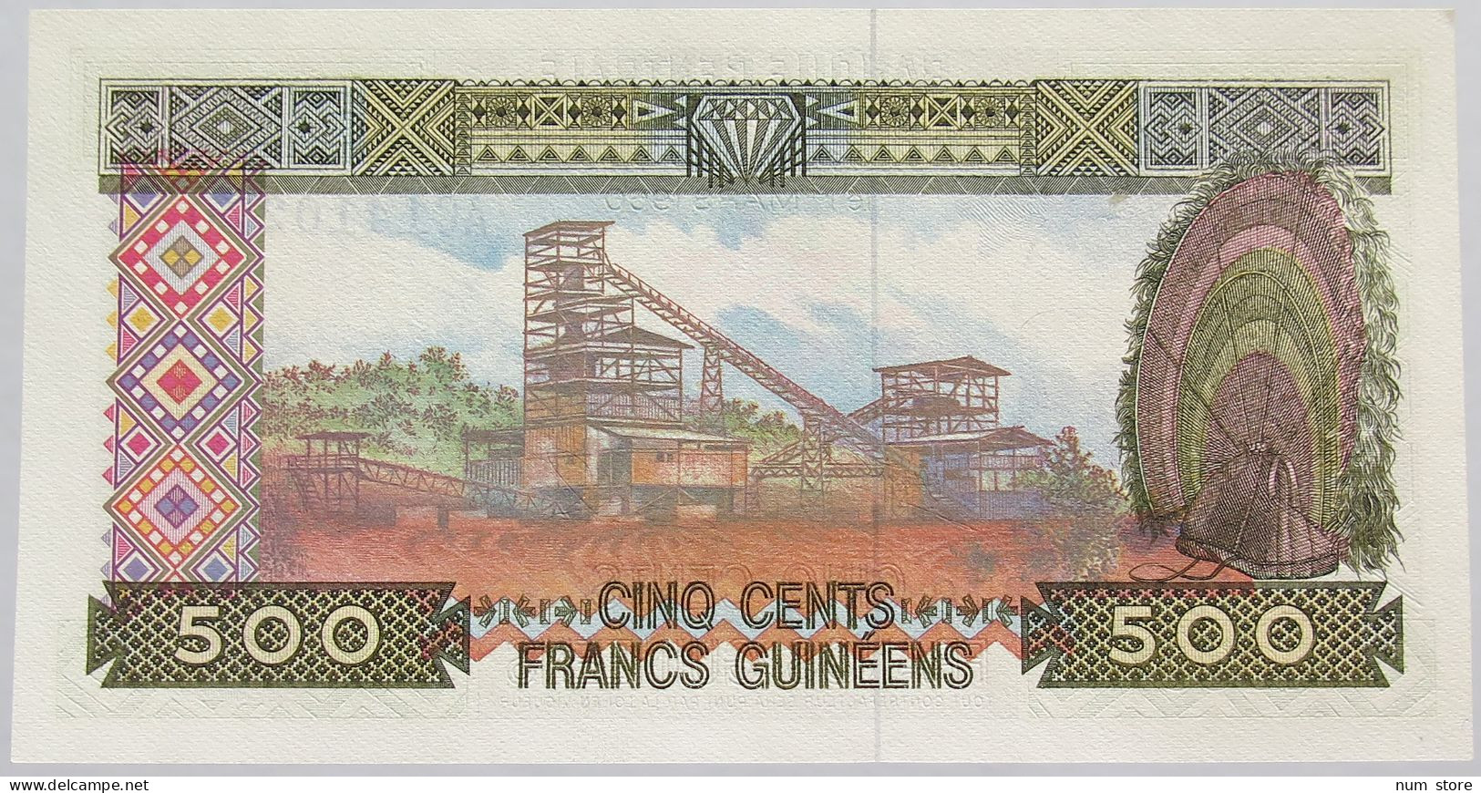 GUINEE 500 FRANCS 1960 UNC #alb018 0199 - Guinea-Bissau