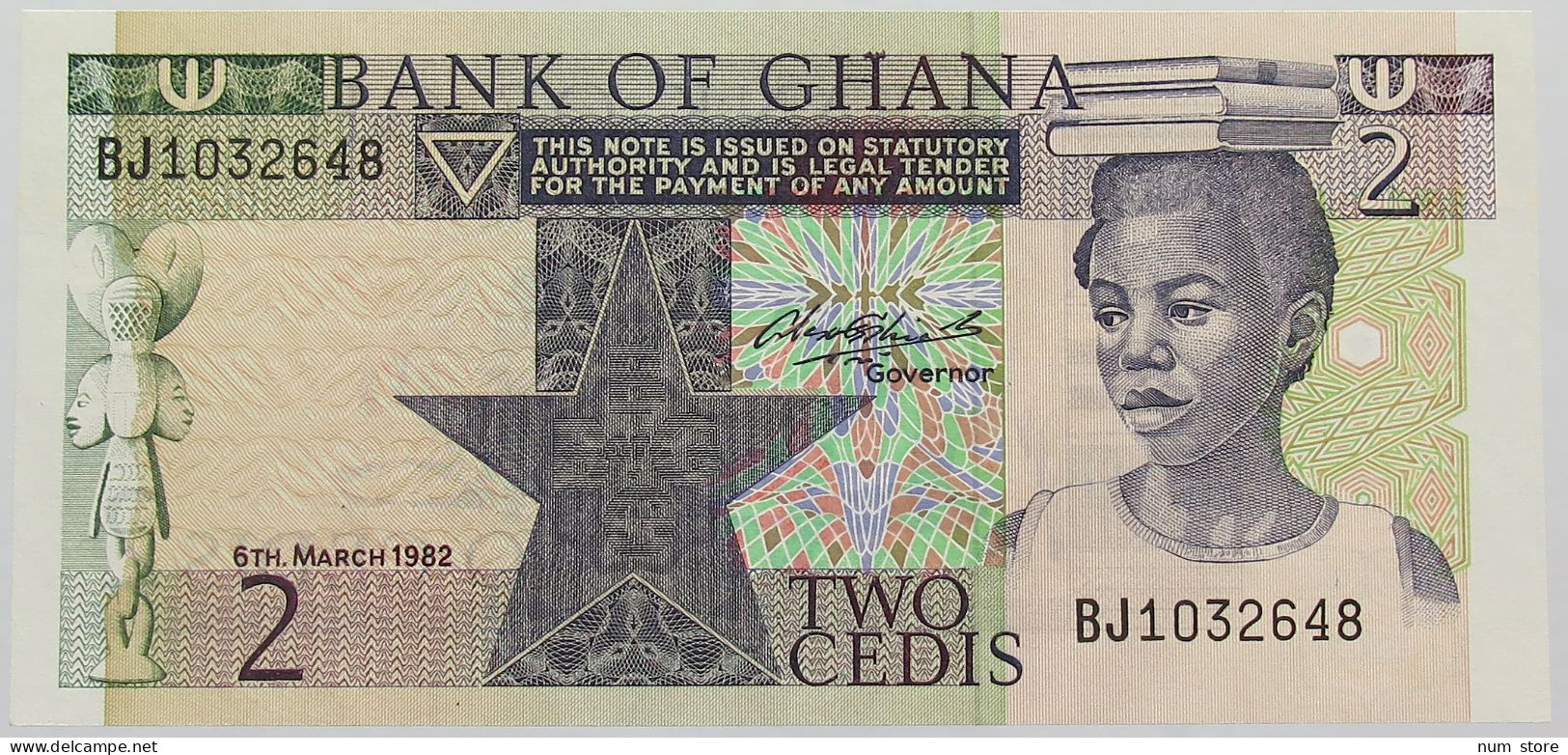 GHANA 2 CEDIS 1982 TOP #alb017 0133 - Ghana