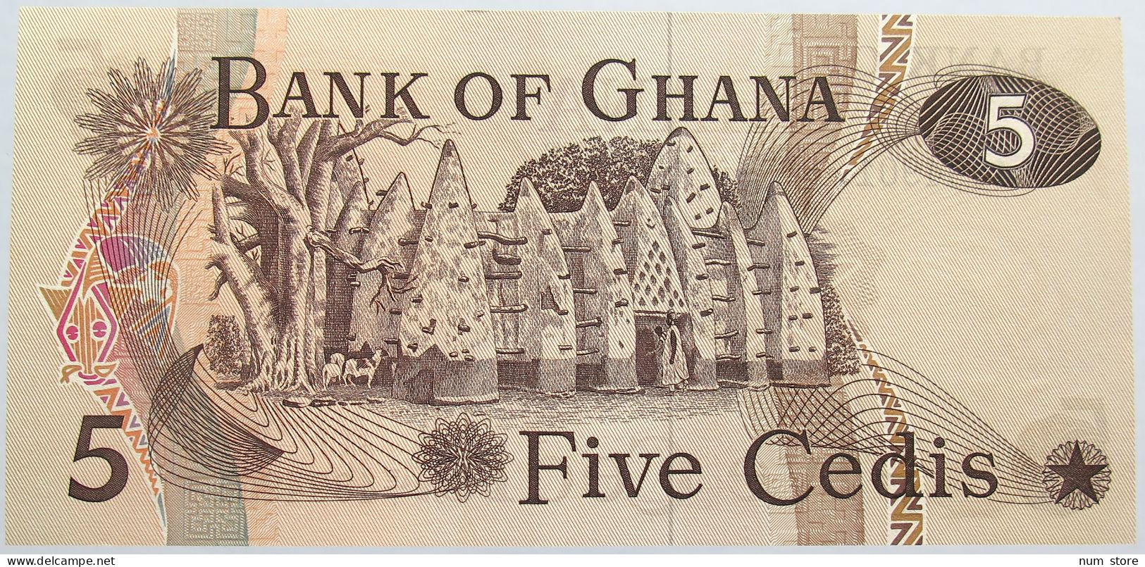 GHANA 5 CEDIS 1977 TOP #alb014 0279 - Ghana