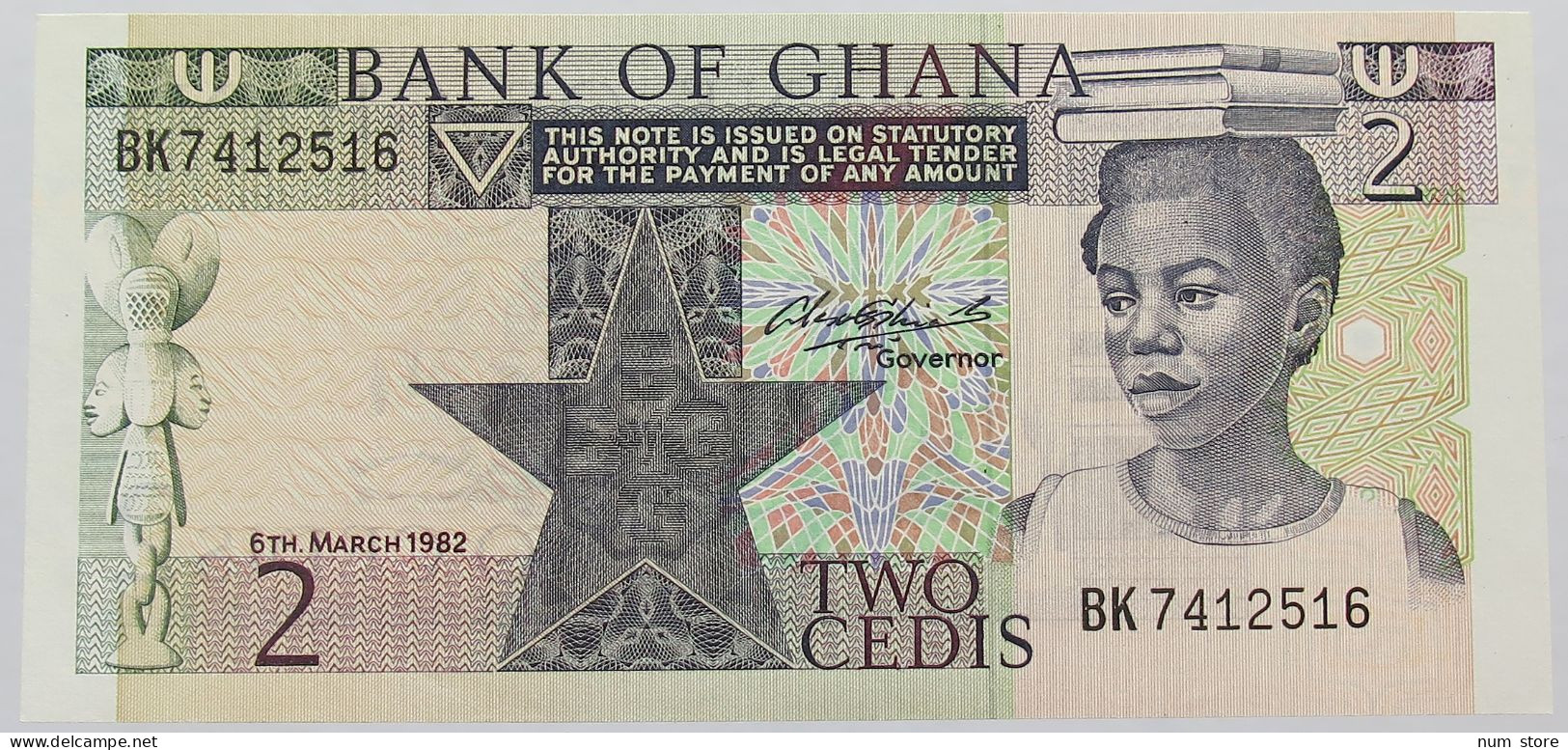 GHANA 2 CEDIS 1982 TOP #alb016 0131 - Ghana