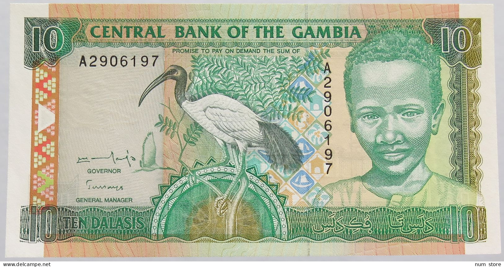 GAMBIA 5 DALASIS UNC #alb018 0187 - Gambie