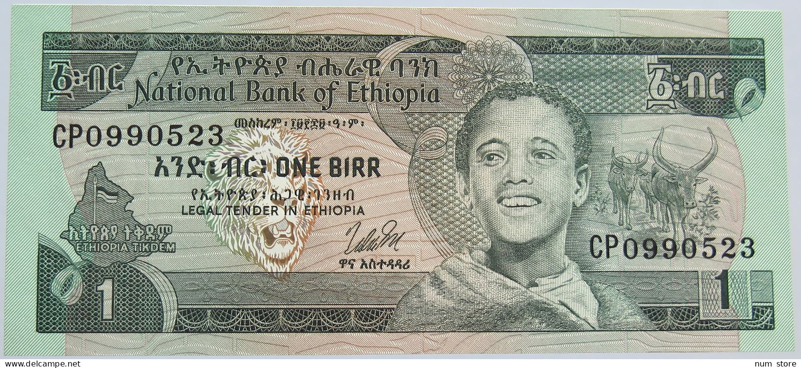 ETHIOPIA 1 BIRR 1976 #alb003 0047 - Ethiopie