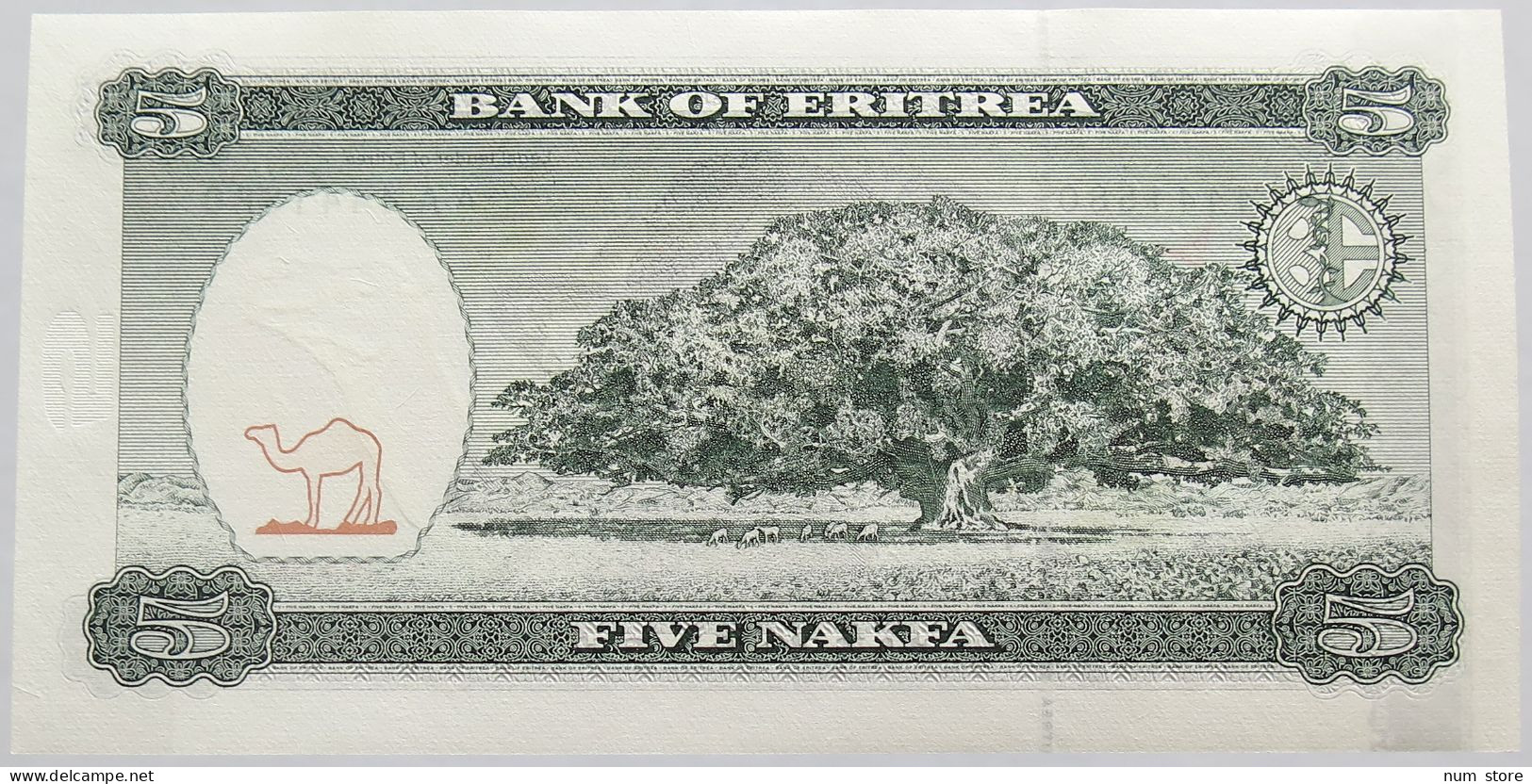 ERITREA 5 NAKFA 1997 UNC #alb018 0181 - Erythrée