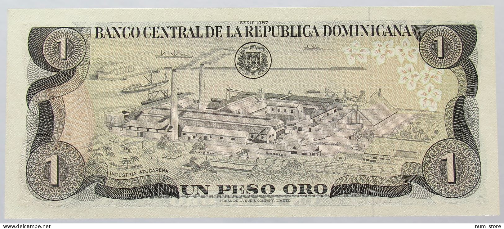 DOMINICAN REPUBLIC 1 PESO 1987 TOP #alb016 0359 - Dominicana