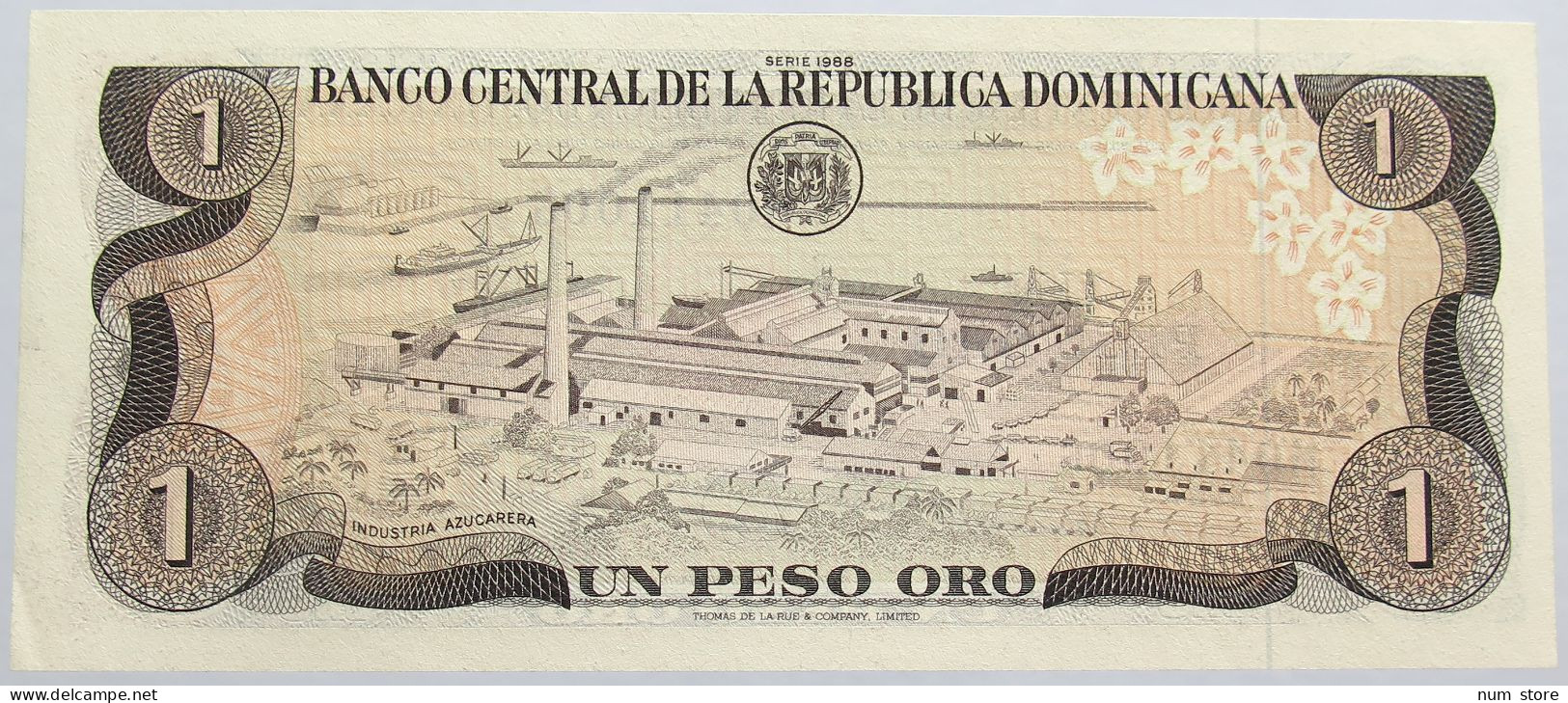 DOMINICAN REPUBLIC 1 PESO #alb014 0285 - República Dominicana