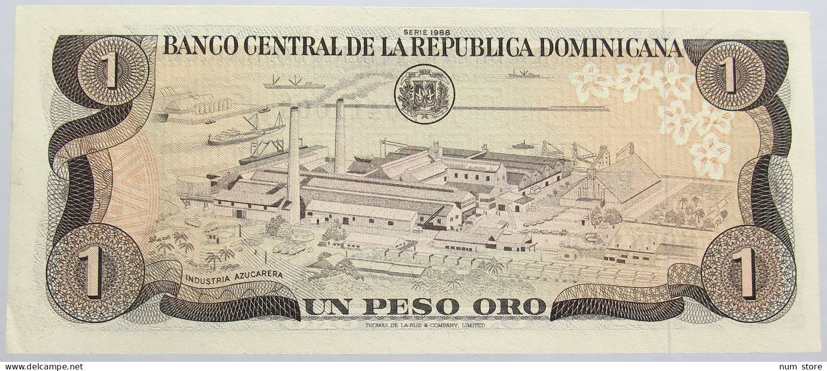 DOMINICAN REPUBLIC 1 PESO #alb014 0285 - Dominicaine