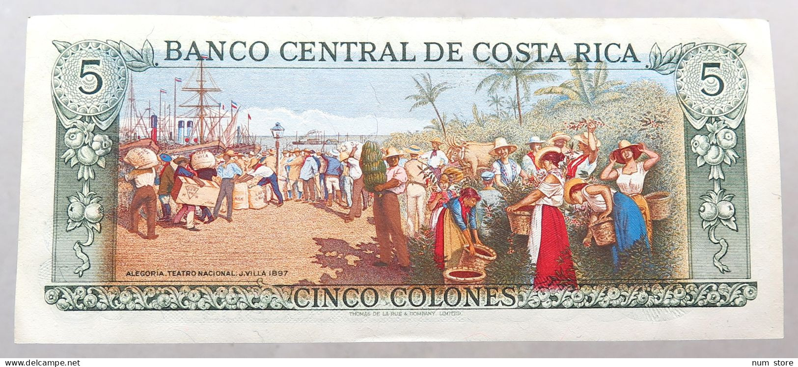 COSTA RICA 5 COLONES 1989 #alb050 0435 - Costa Rica
