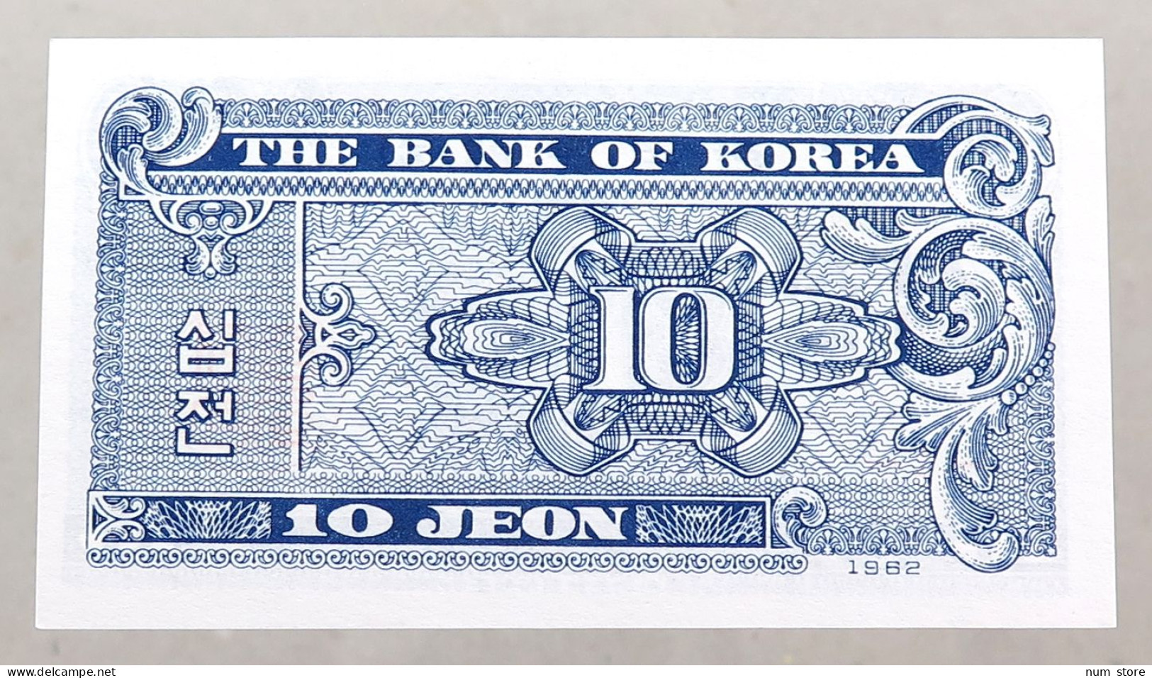 KOREA 10 JEON 1962 TOP #alb049 0087 - Korea, Zuid