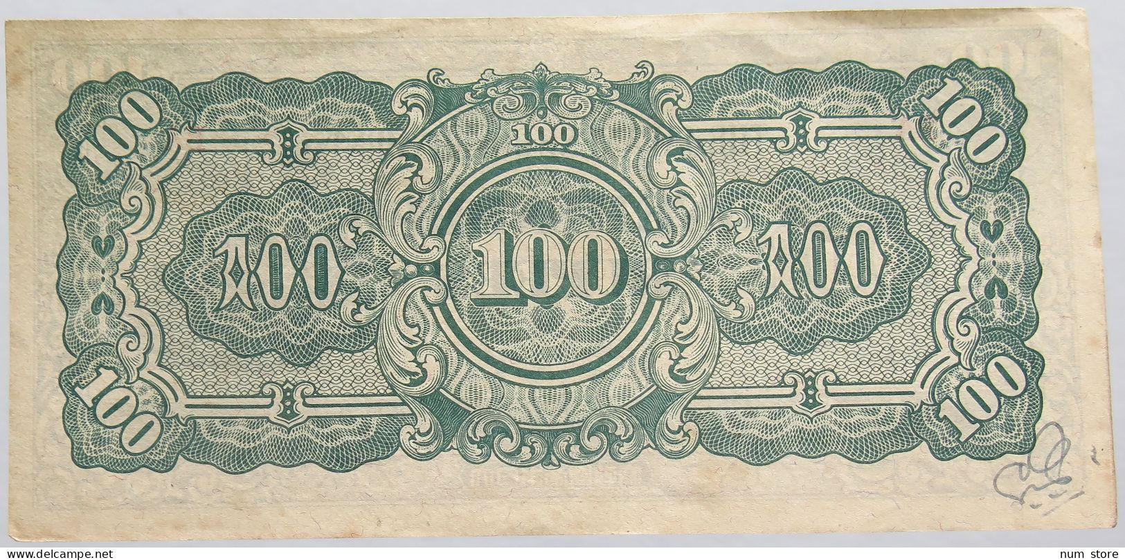 JAPANESE GOVERNMENT BURMA 100 RUPEES #alb018 0143 - Japon