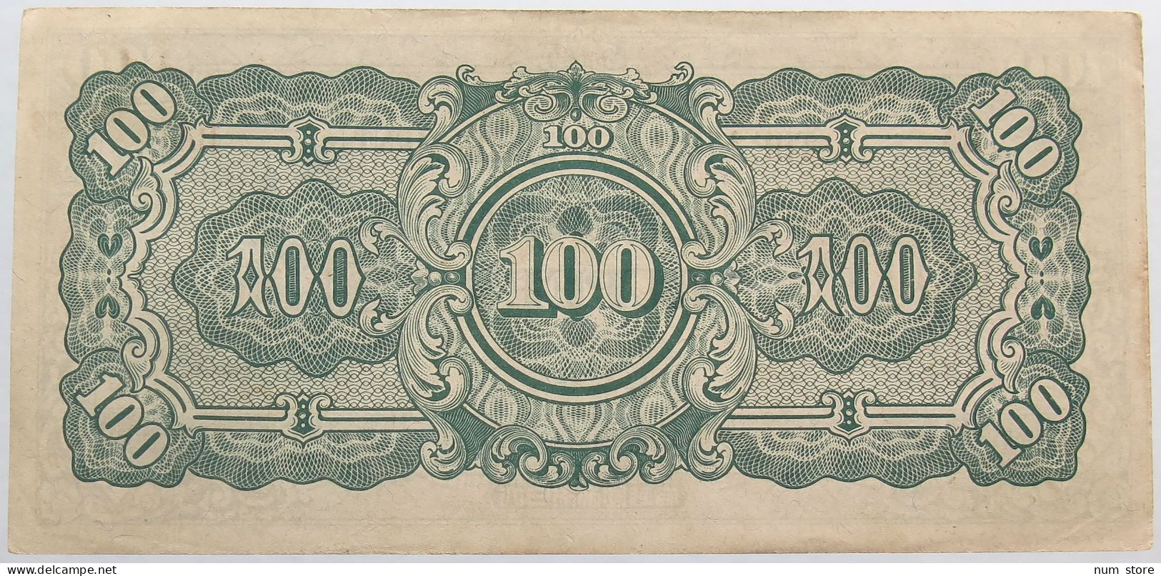 JAPAN 100 RUPEES BURMA WW2 #alb014 0055 - Japon