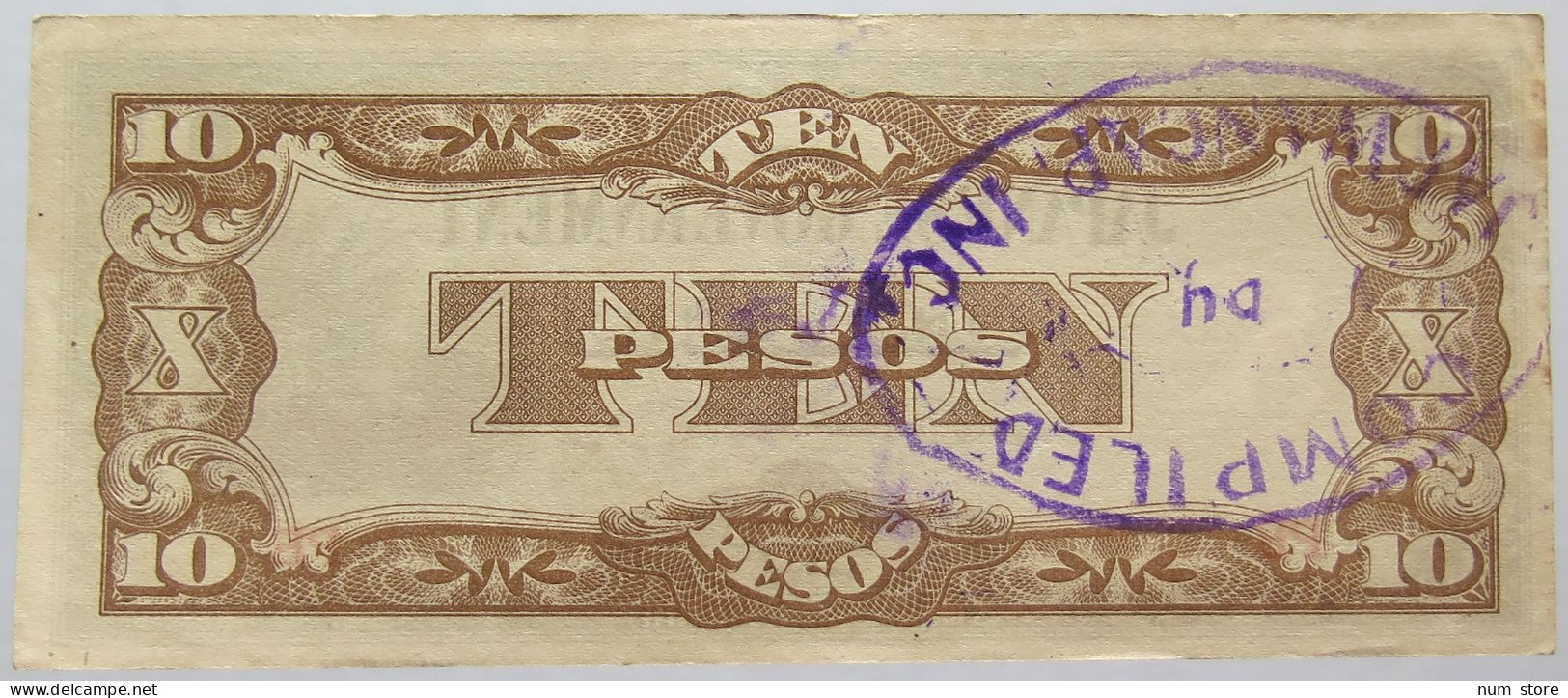 JAPAN 100 PESOS OVERSTAMP #alb067 0431 - Japon